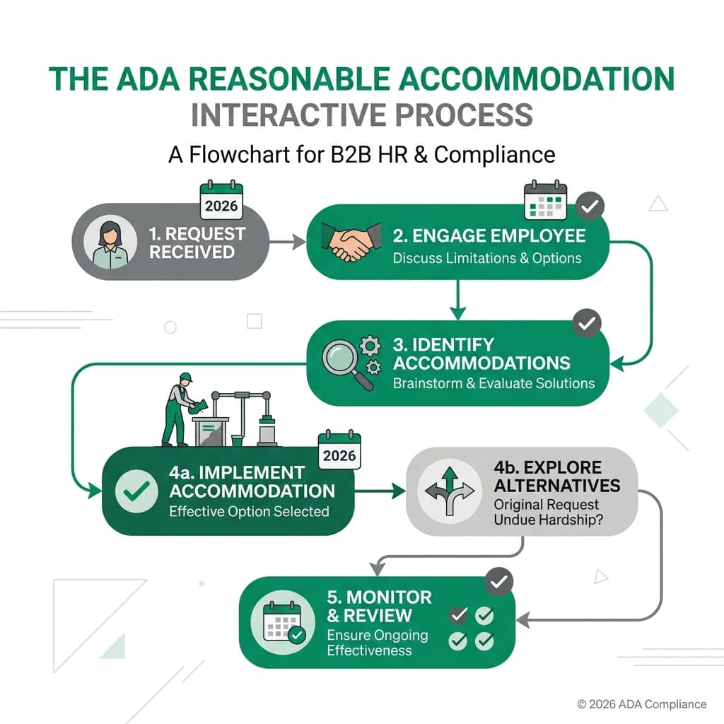 ADA Interactive Process Flowchart: Step-by-Step Guide for HR (2026)